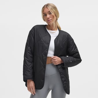 Women's lululemon Obsidian Kansas City Chiefs Quilted Insulated Full-Snap Liner Jacket