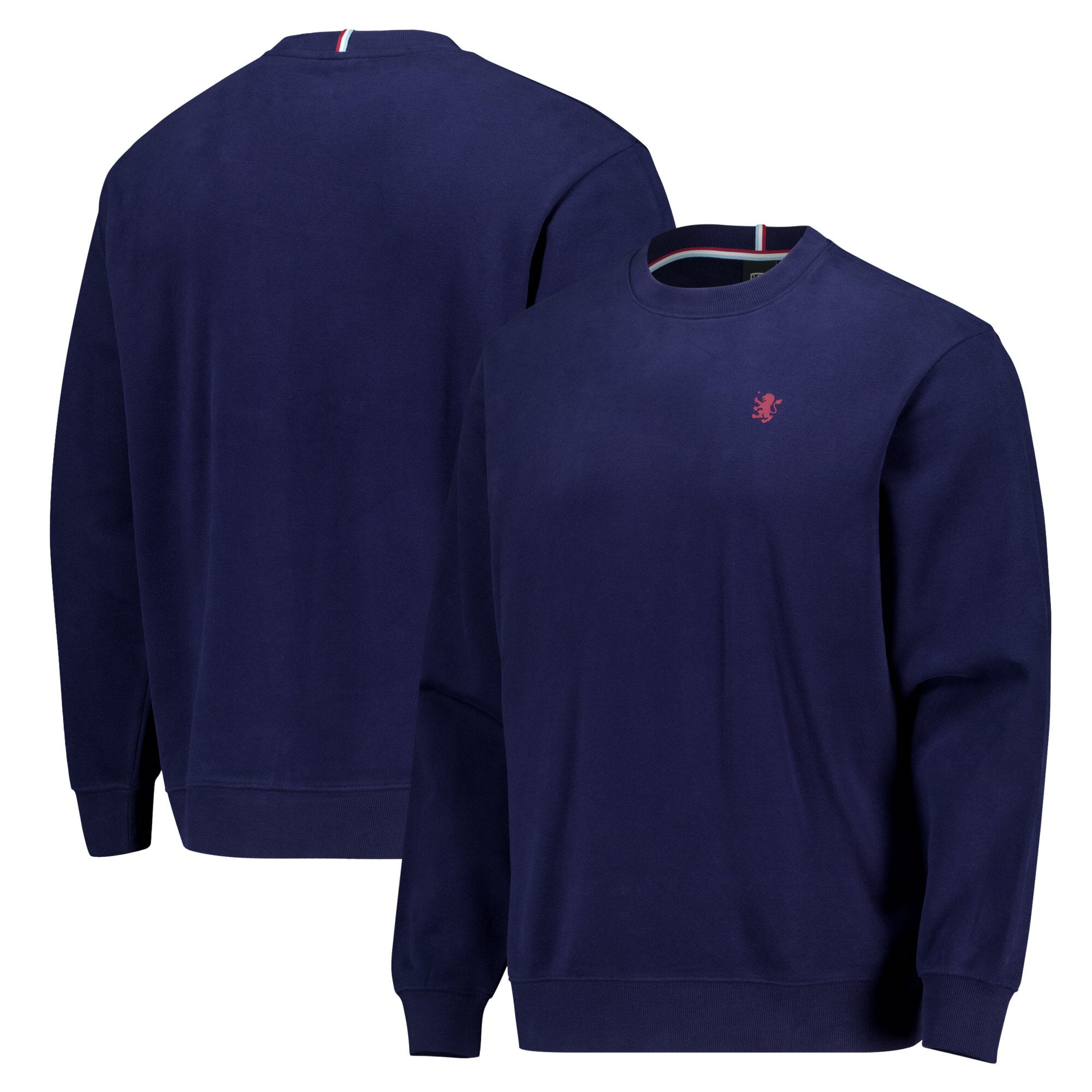 Aston Villa Essentials Crew Sweatshirt - Maritime Blue - Mens