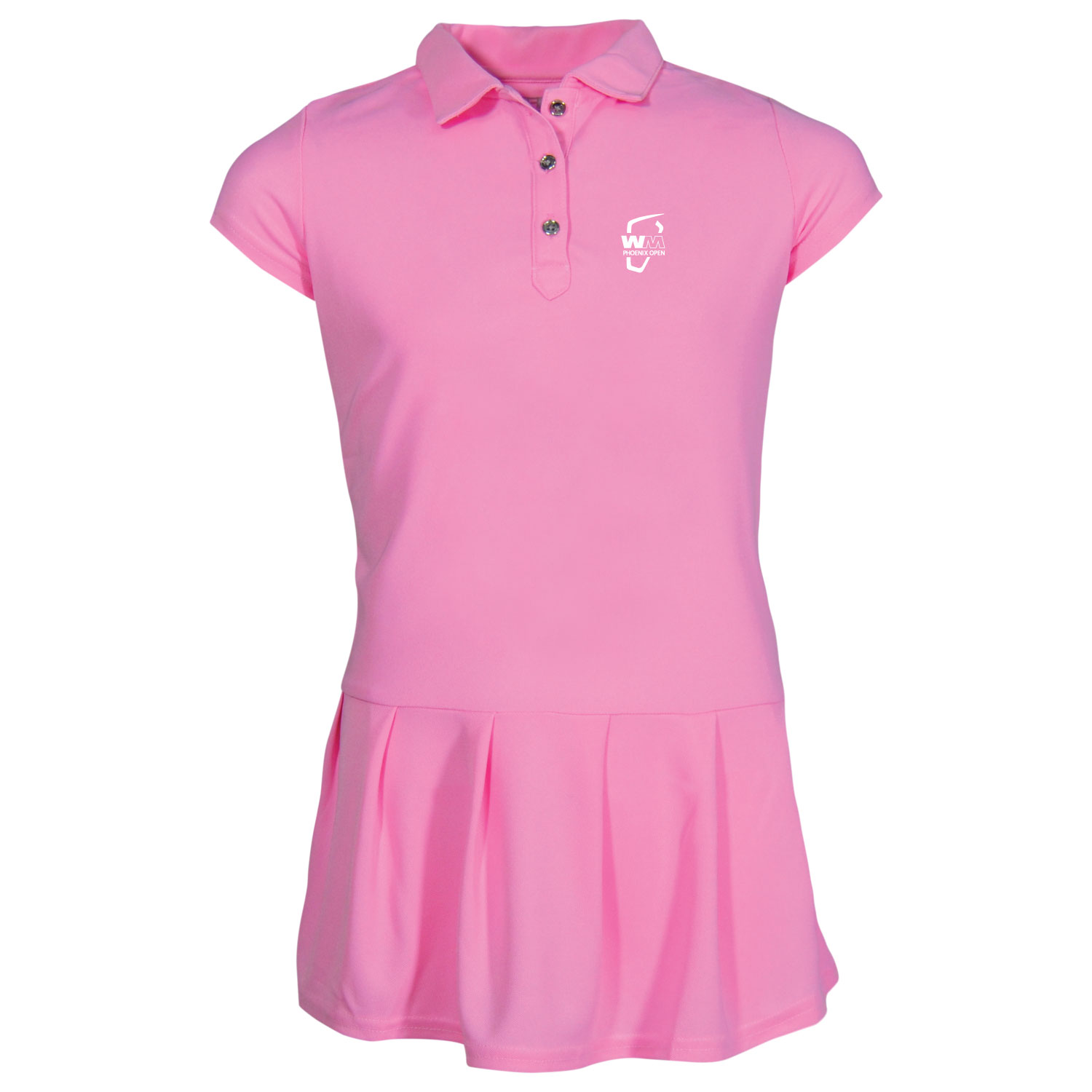 Girls Toddler Garb Pink WM Phoenix Open Caroline Polo Dress