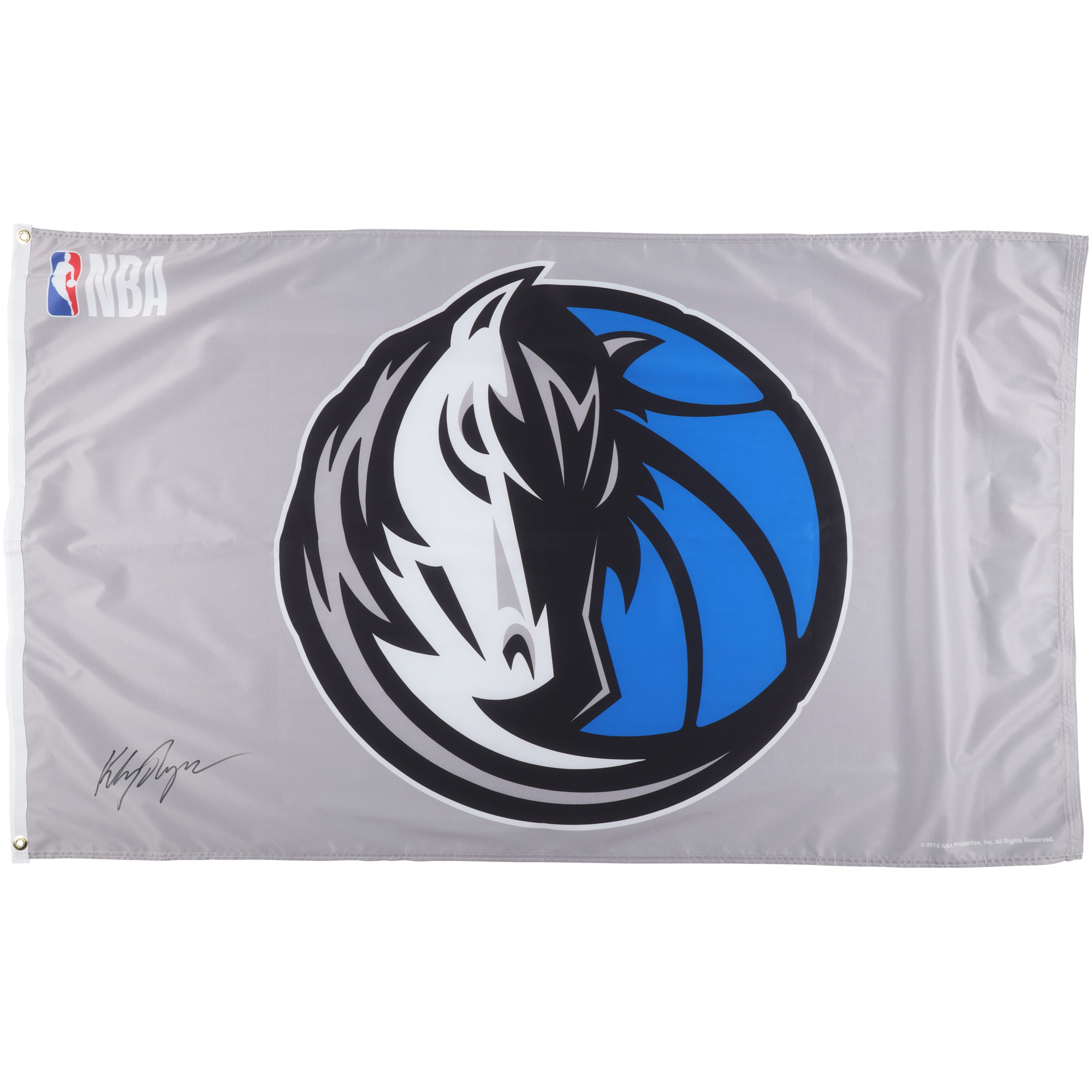 Klay Thompson Dallas Mavericks Autographed Wincraft 3' x 5" Team Logo Flag