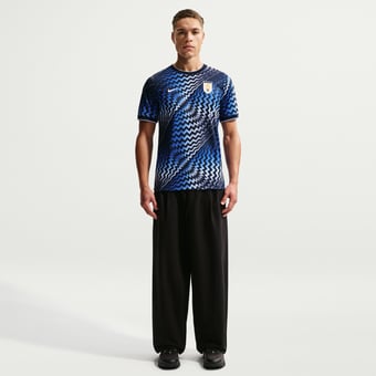 Men's Nike Blue Uruguay National Team 2026 Academy Pro Pre-Match Top