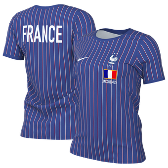 Women's Nike Blue France National Team x Jacquemus 2026 Dri-FIT Pre-Match Top