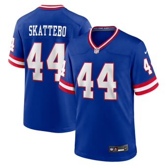 Men's Nike Cam Skattebo Royal New York Giants Alternate 2 Legacy Game Jersey