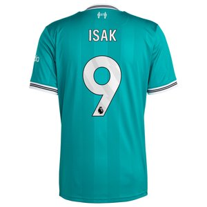 Maillot adidas Liverpool Troisième 25/26 avec flocage Isak 9, vue 4