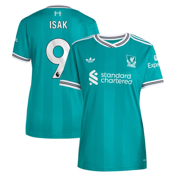Maillot adidas Liverpool Troisième 25/26 - Femme avec flocage Isak 9