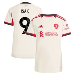Maillot adidas Liverpool Extérieur 25/26 - Femmes avec flocage Isak 9, vue 2