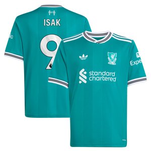 Maillot adidas Liverpool Troisième 25/26 - Enfant avec flocage Isak 9, vue 2