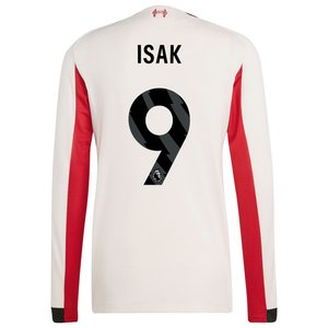 Maillot Authentique adidas Liverpool Extérieur 25/26 - Manches Longues avec flocage Isak 9, vue 4