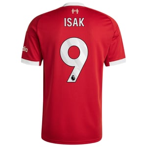 Maillot Liverpool adidas Domicile 25/26 avec flocage Isak 9, vue 4