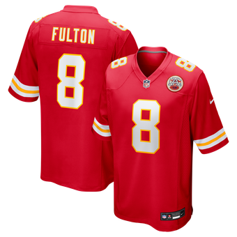Men's Nike Kristian Fulton  Red Kansas City Chiefs Team Game Jersey