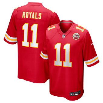 Men's Nike Jalen Royals  Red Kansas City Chiefs Team Game Jersey