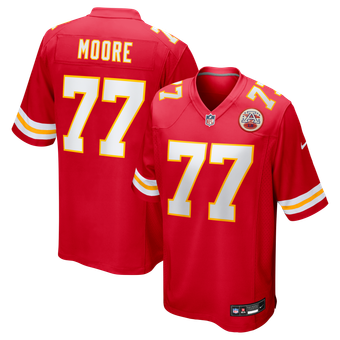 Men's Nike Jaylon Moore  Red Kansas City Chiefs Team Game Jersey