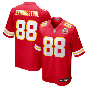 Men's Nike Jake Briningstool  Red Kansas City Chiefs Team Game Jersey