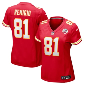 Women's Nike Nikko Remigio  Red Kansas City Chiefs Team Game Jersey