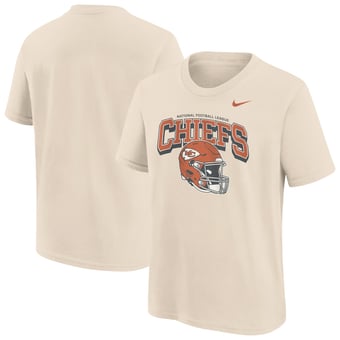 Youth Nike Natural Kansas City Chiefs Vintage Mod Easy Lane T-Shirt