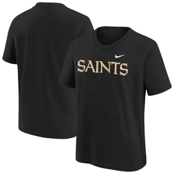 Youth Nike Black New Orleans Saints Wordmark T-Shirt
