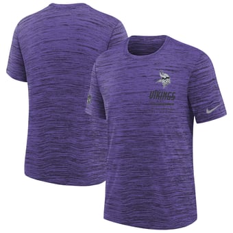 Youth Nike  Purple Minnesota Vikings Sideline Velocity Dri-FIT T-Shirt