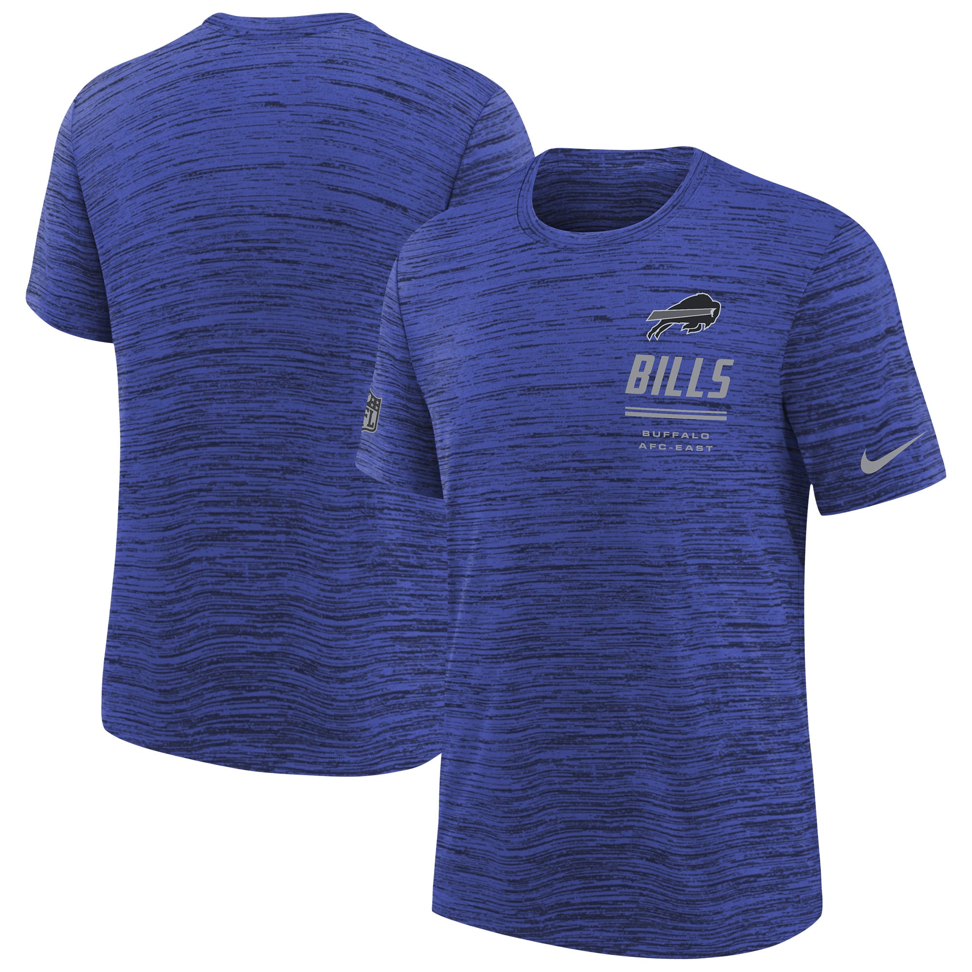 Youth Nike  Royal Buffalo Bills Sideline Velocity Dri-FIT T-Shirt