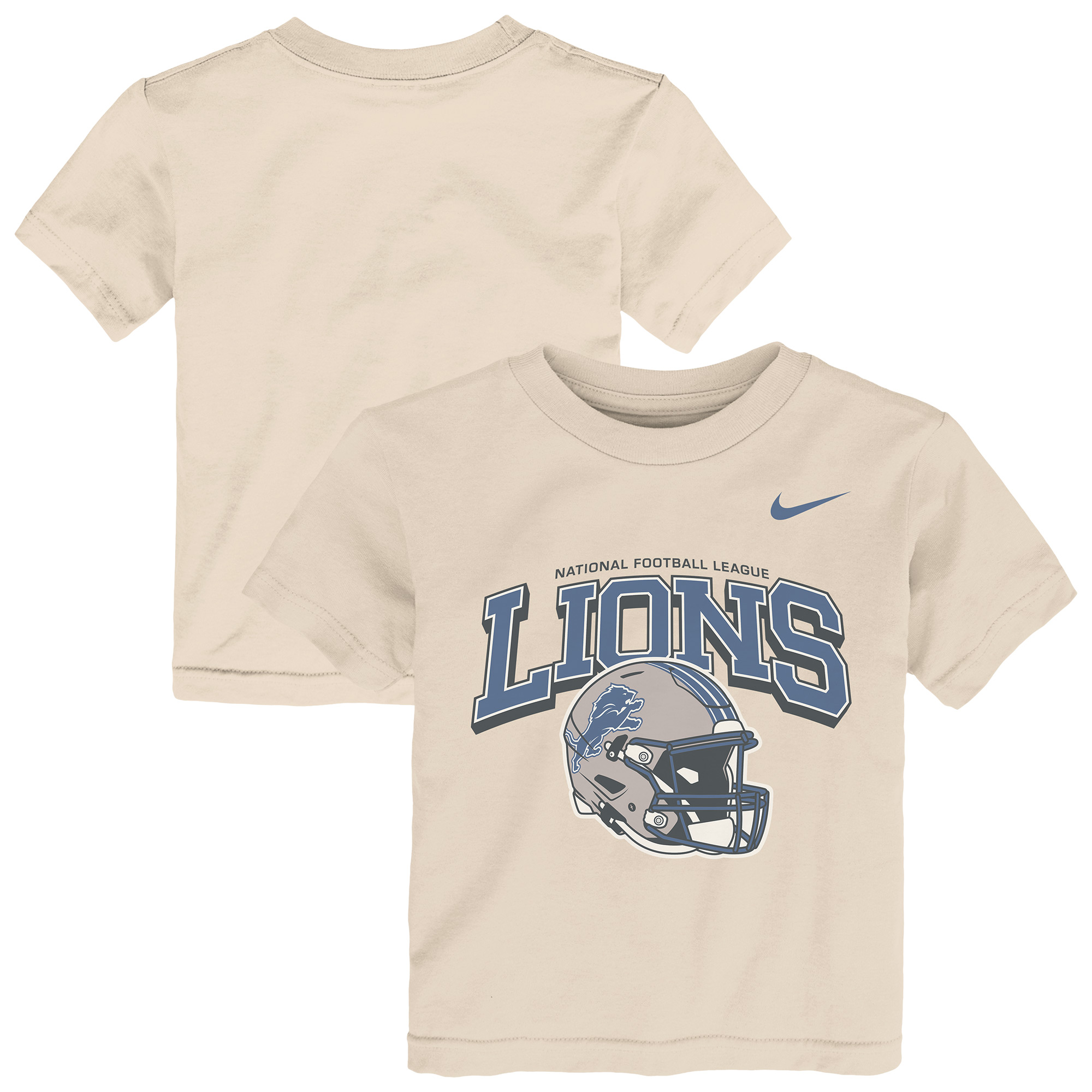 Toddler Nike  Natural Detroit Lions Vintage Easy Lane T-Shirt