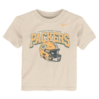 Toddler Nike  Natural Green Bay Packers Vintage Easy Lane T-Shirt