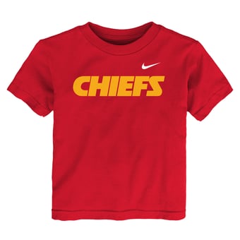 Toddler Nike Red Kansas City Chiefs Wordmark T-Shirt