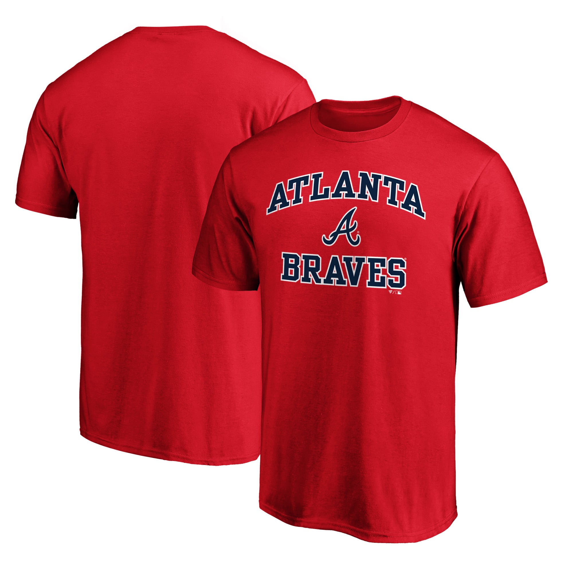 Men's Red Atlanta Braves Heart & Soul T-Shirt