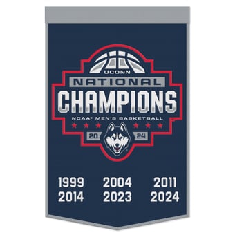 WinCraft UConn Huskies 24" x 38" Wool Championship Banner
