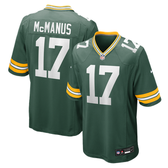 Men's Nike Brandon McManus  Green Green Bay Packers Team Game Jersey