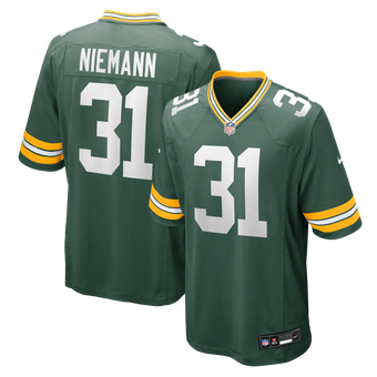Men's Nike Nick Niemann  Green Green Bay Packers Team Game Jersey