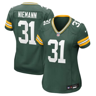 Women's Nike Nick Niemann  Green Green Bay Packers Team Game Jersey