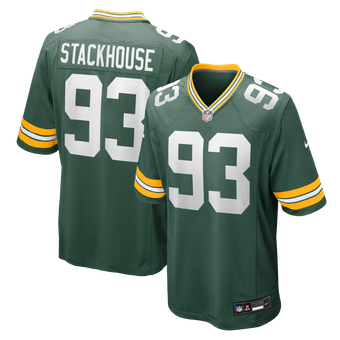 Men's Nike Nazir Stackhouse  Green Green Bay Packers Team Game Jersey