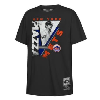 Youth Mitchell & Ness Mike Piazza Black New York Mets In the Zone Player Graphic T-Shirt
