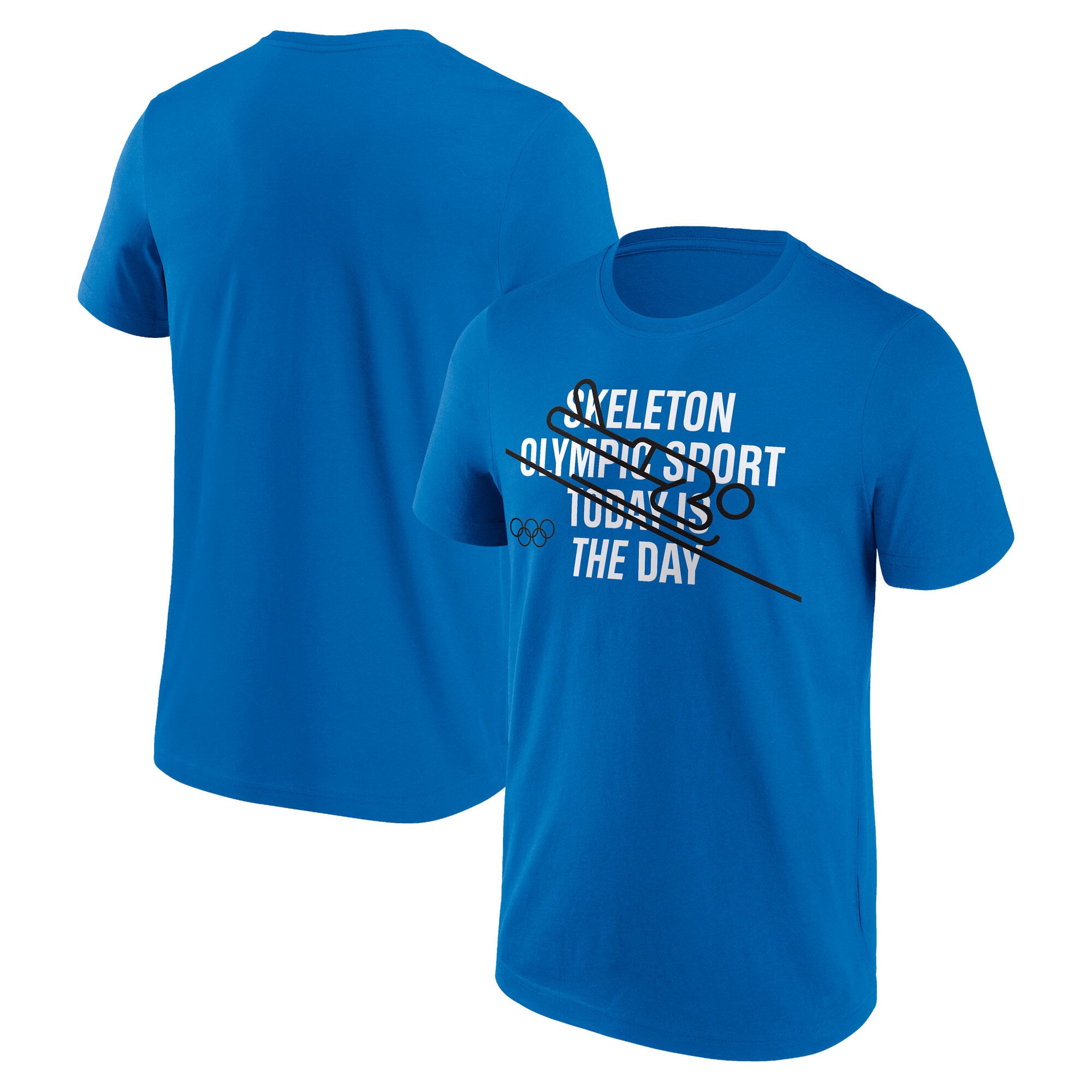 T-Shirt The Olympic Collection Skeleton Graphique - Bleu - Unisexe