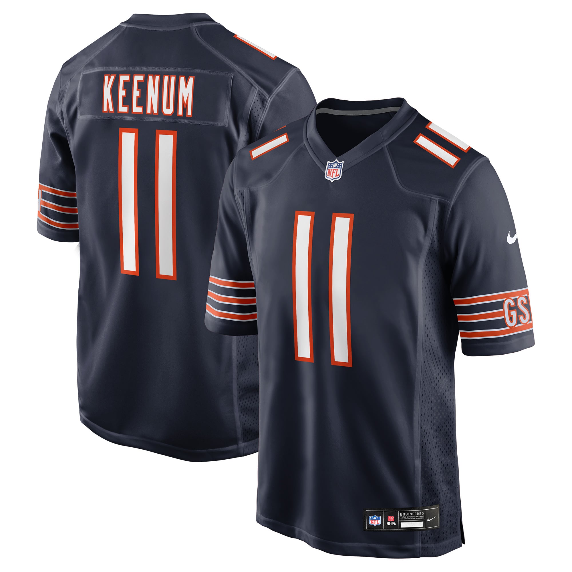 Men’s Nike Case Keenum Navy Chicago Bears Team Game Jersey Men’s Nike Case Keenum Navy Chicago Bears Team Game Jersey