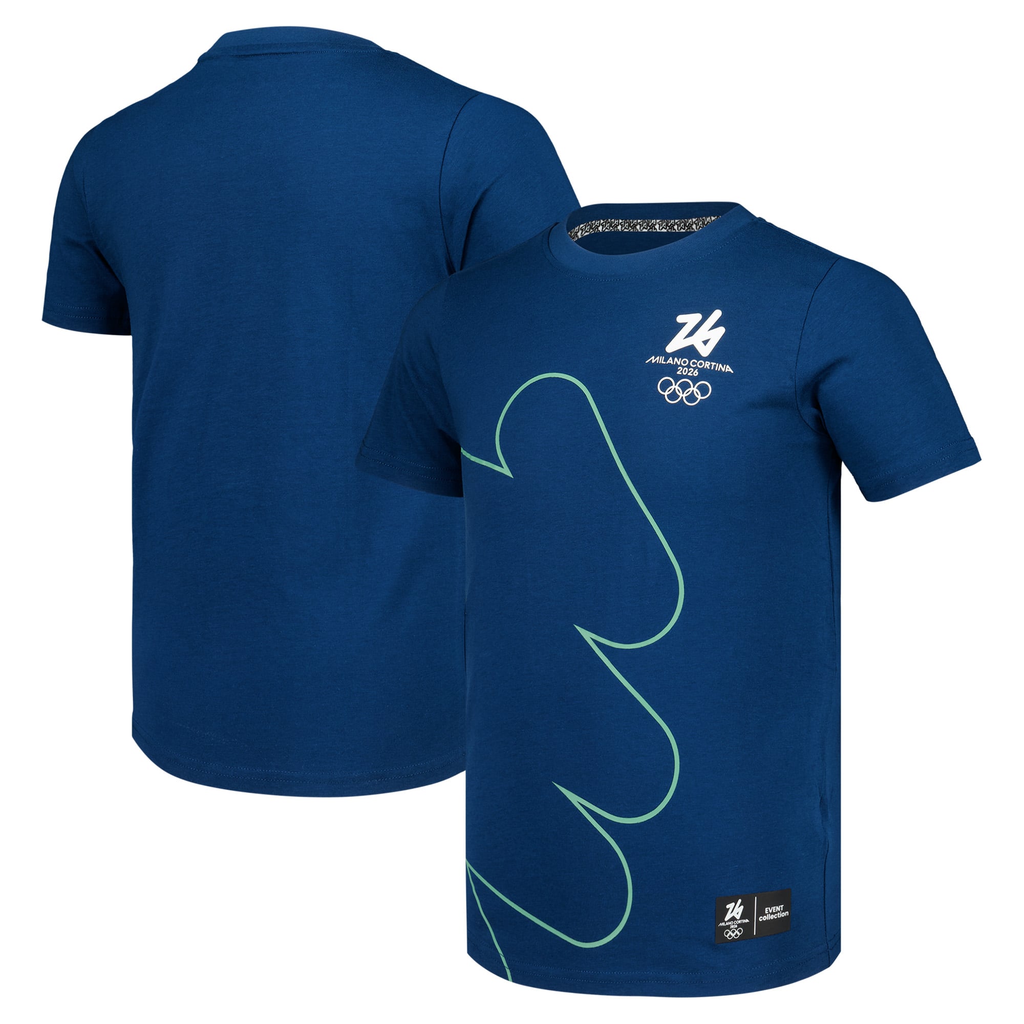 Maglietta Graphic Milano Cortina 2026 Olympics - Blu Navy -  Junior