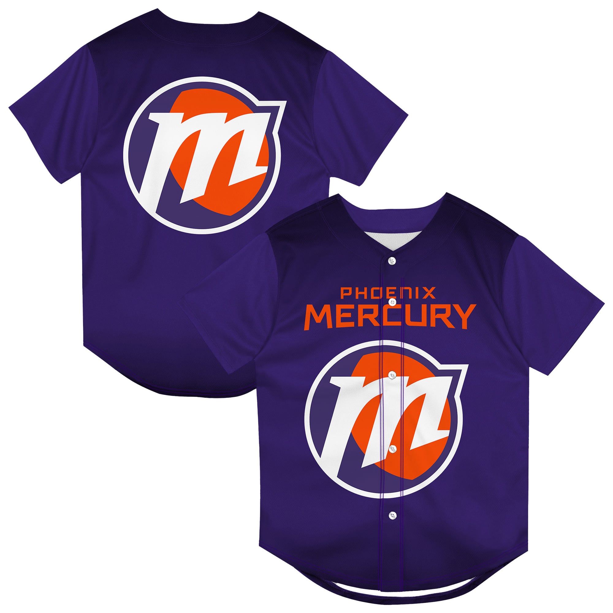Youth Outerstuff  Purple Phoenix Mercury Mascot Friend Mesh Fashion Jersey