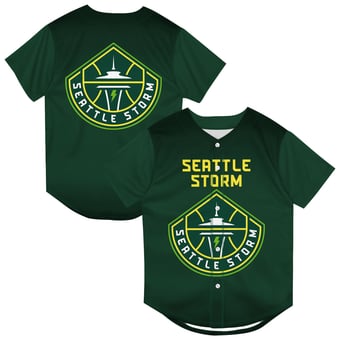 Youth Outerstuff  Green Seattle Storm Mascot Friend Mesh Fashion Jersey