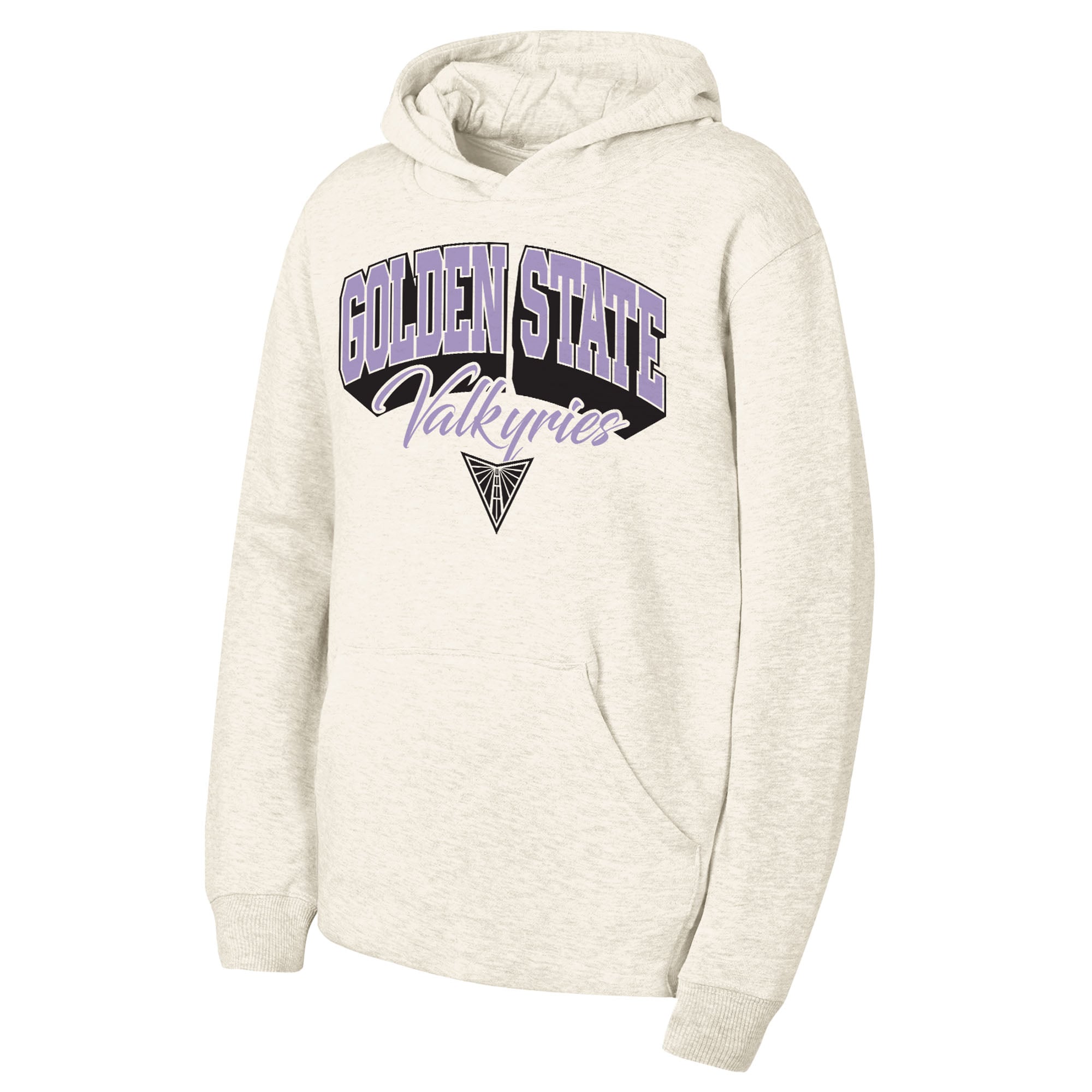 Youth Outerstuff  Natural Golden State Valkyries Powerful Fleece Hoodie