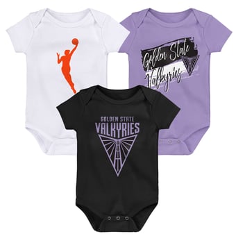 Infant Outerstuff Golden State Valkyries Destiny 3-Piece Creeper Set