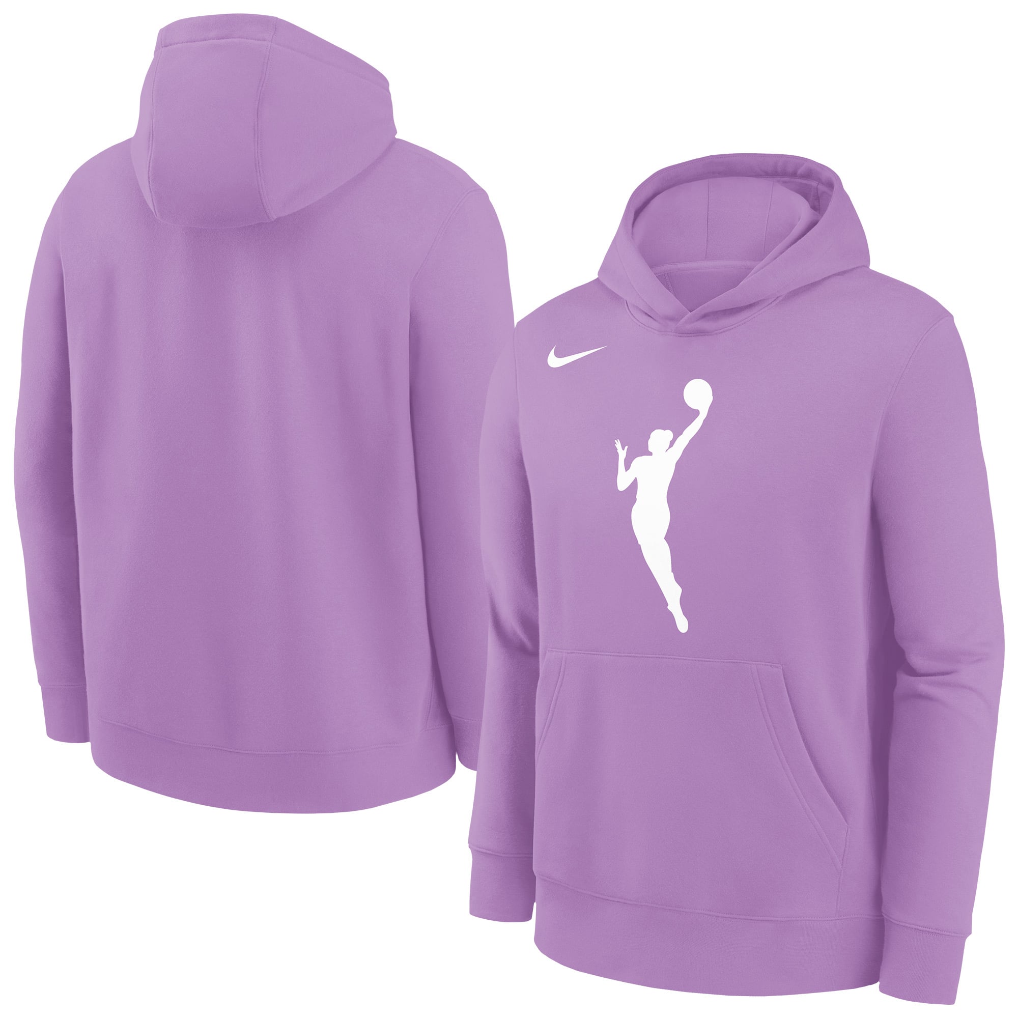 Youth Nike Violet WNBA Essential Team Hoodie