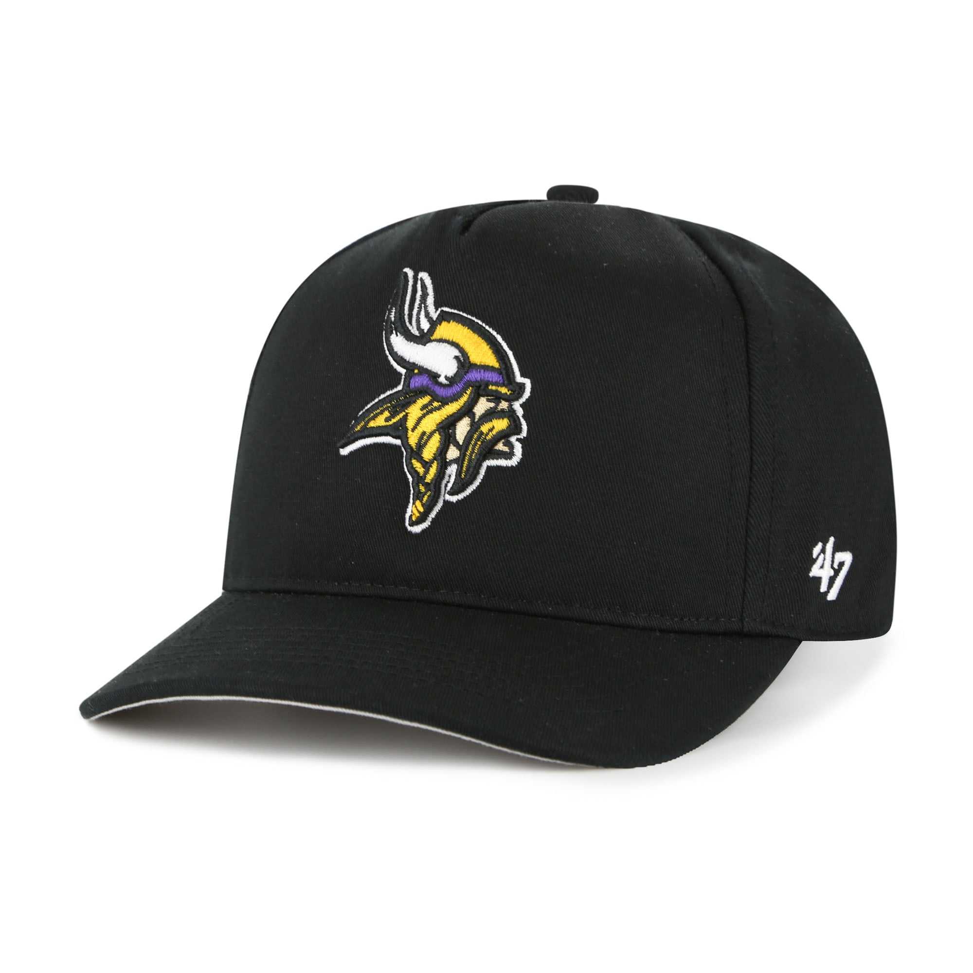 Men's '47  Black Minnesota Vikings Hitch Adjustable Hat