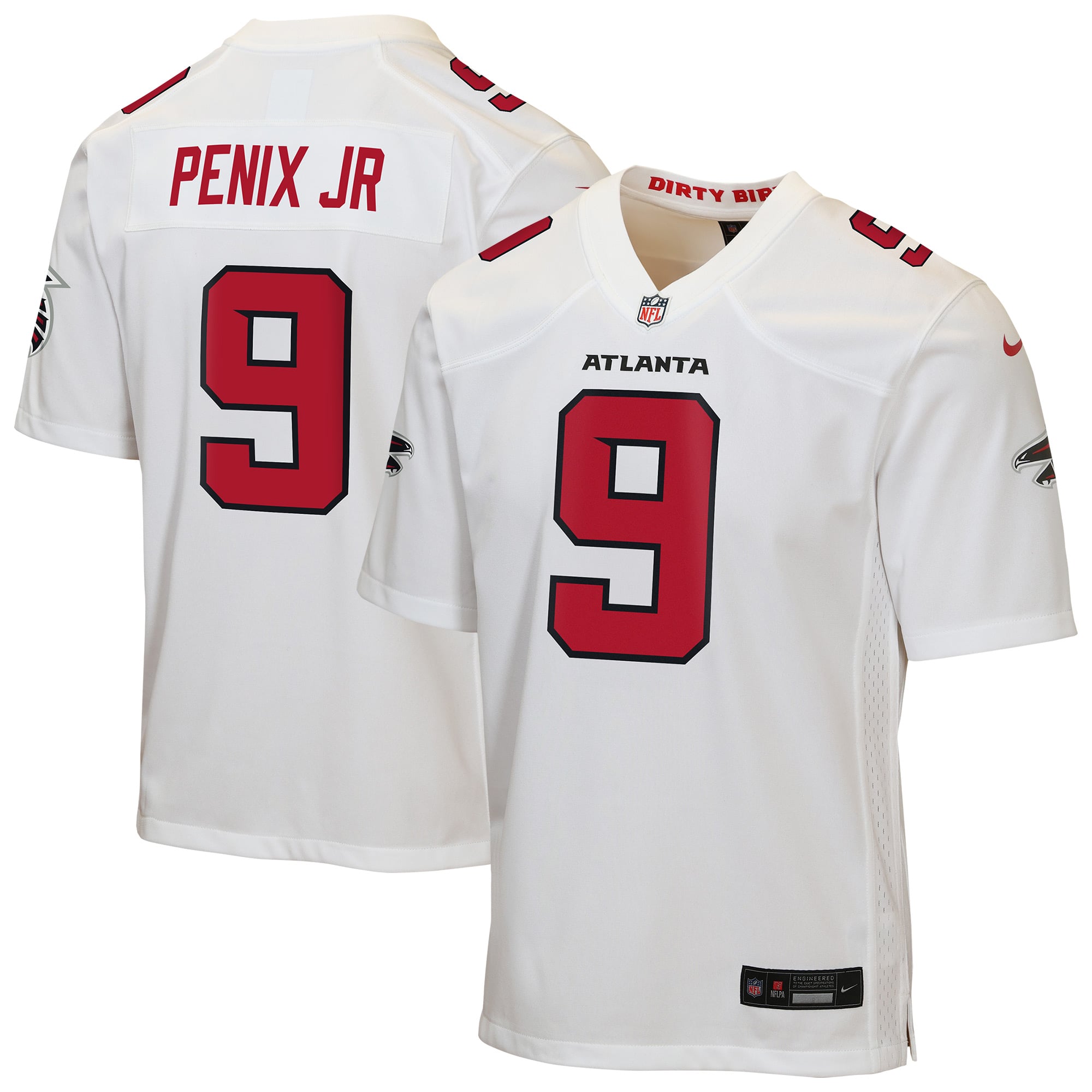Youth Nike Michael Penix Jr. White Atlanta Falcons Game Jersey