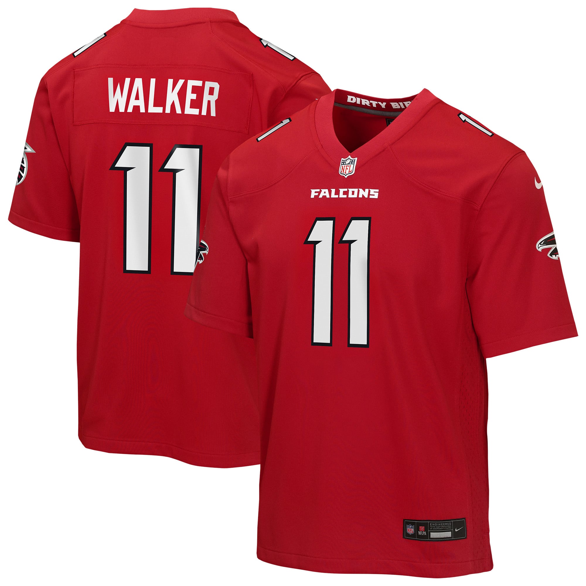Youth Nike Jalon Walker Red Atlanta Falcons Game Jersey
