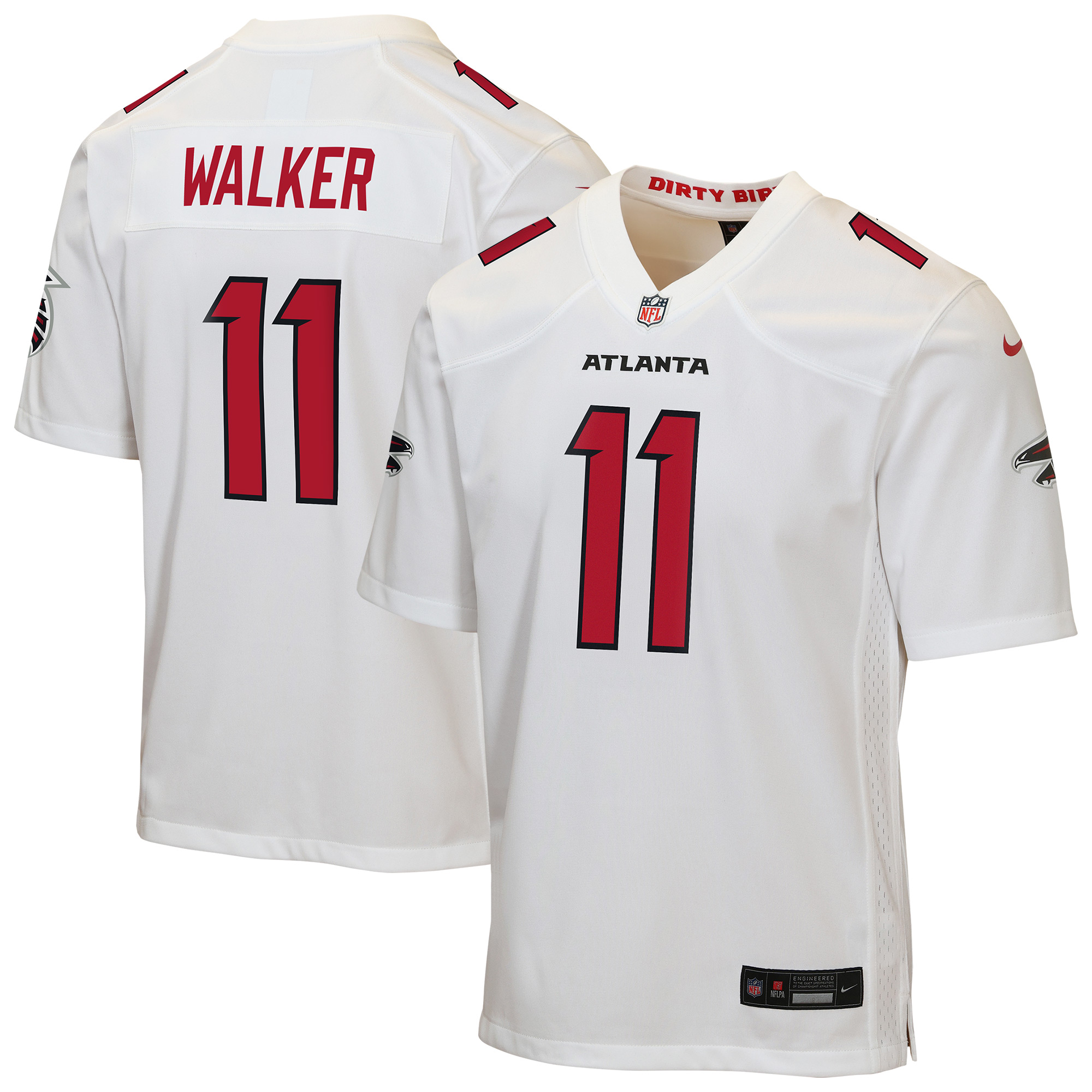 Youth Nike Jalon Walker White Atlanta Falcons Game Jersey