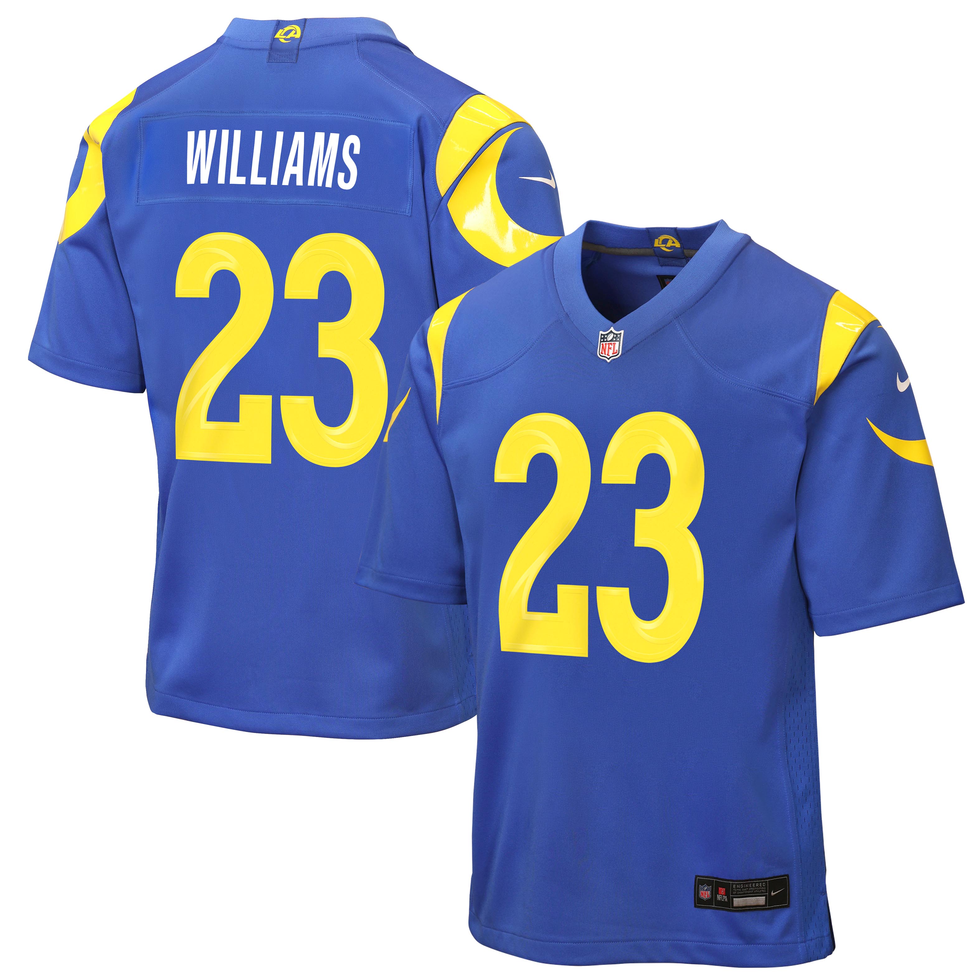 Youth Nike Kyren Williams Royal Los Angeles Rams Game Jersey