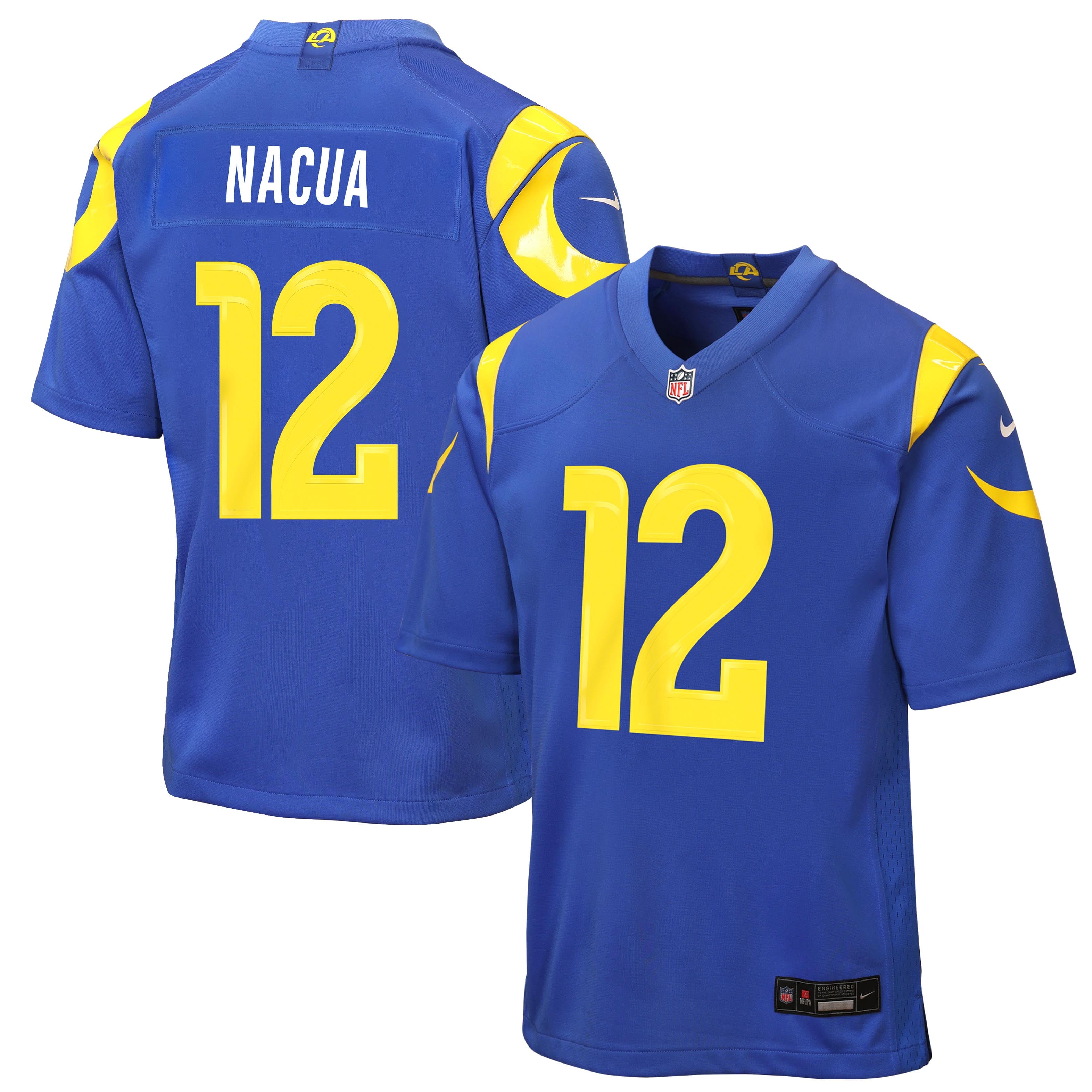 Youth Nike Puka Nacua Royal Los Angeles Rams Game Jersey
