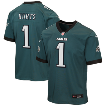 Youth Nike Jalen Hurts Midnight Green Philadelphia Eagles Team Game Jersey