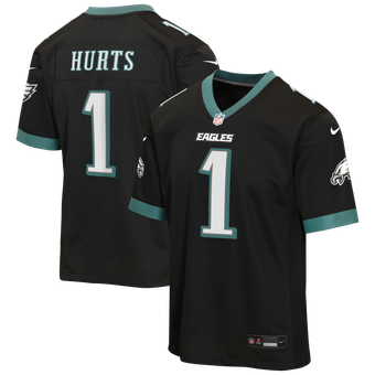 Youth Nike Jalen Hurts Black Philadelphia Eagles Alternate Game Jersey