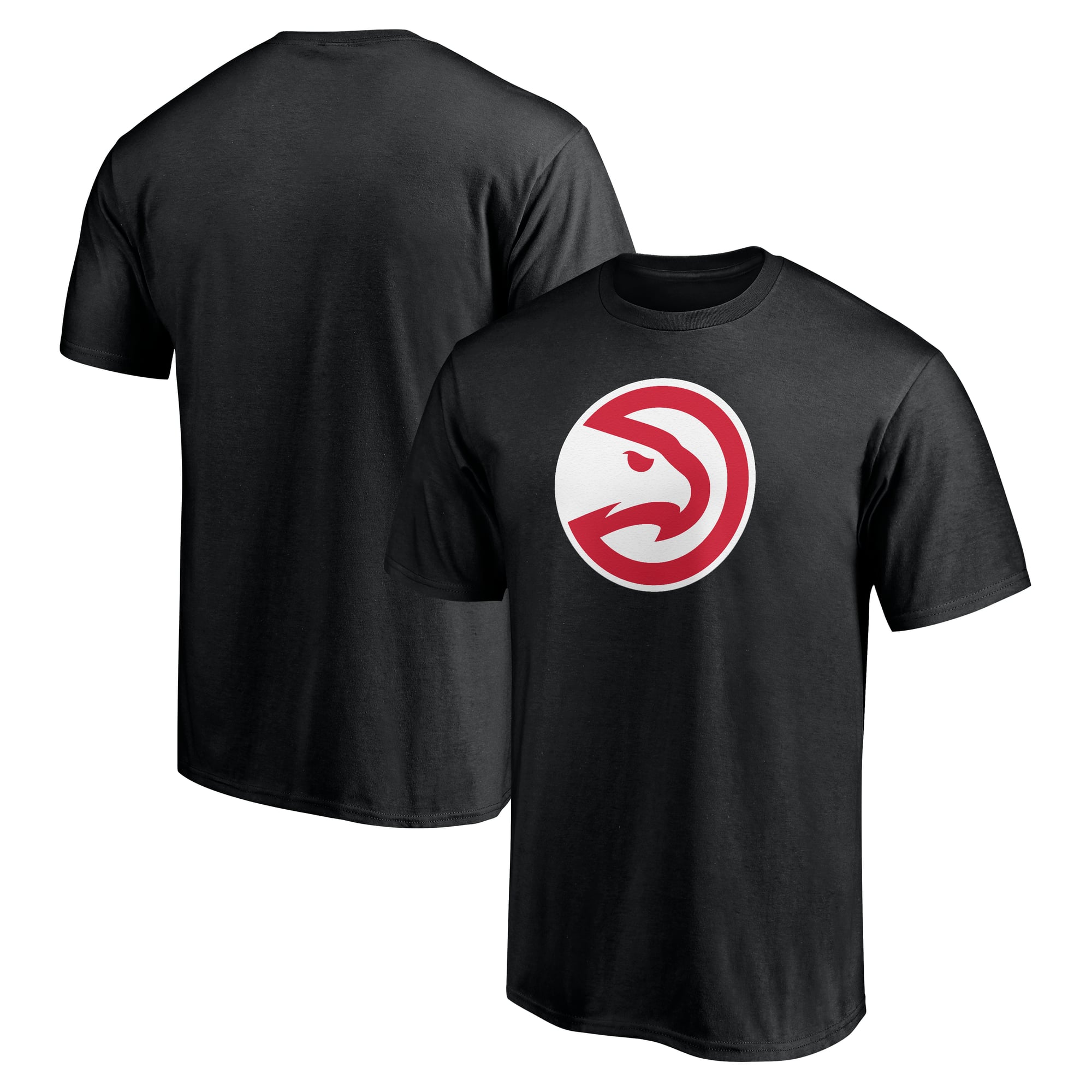 Men's Black Atlanta Hawks Primary Logo T-Shirt