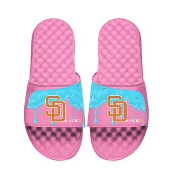 Youth ISlide Pink San Diego Padres Ice Cream Drip Slide Sandals